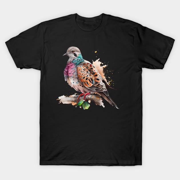 Turtle Dove Watercolor 6.0 T-Shirt by CreativeDesignsx